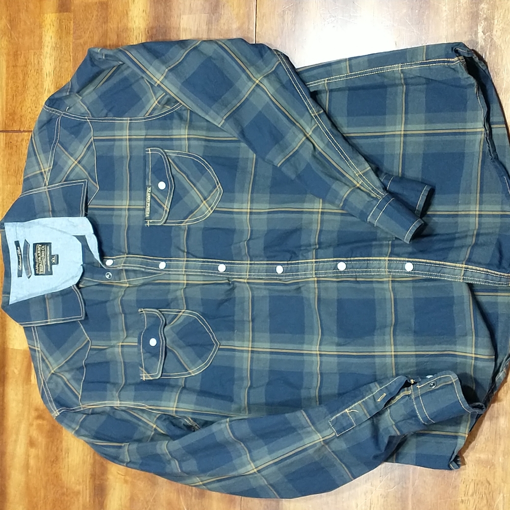 Los Angeles third and army denim co shirt
